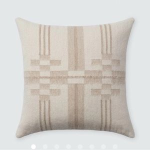 Elegant Cream and Tan Throw Pillow The Citizenry Vera Pillow
